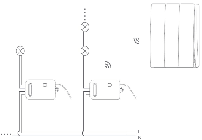  Single channel wireless receiver controller