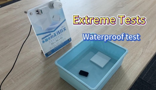 Wireless Kinetic Switch Waterproof Test