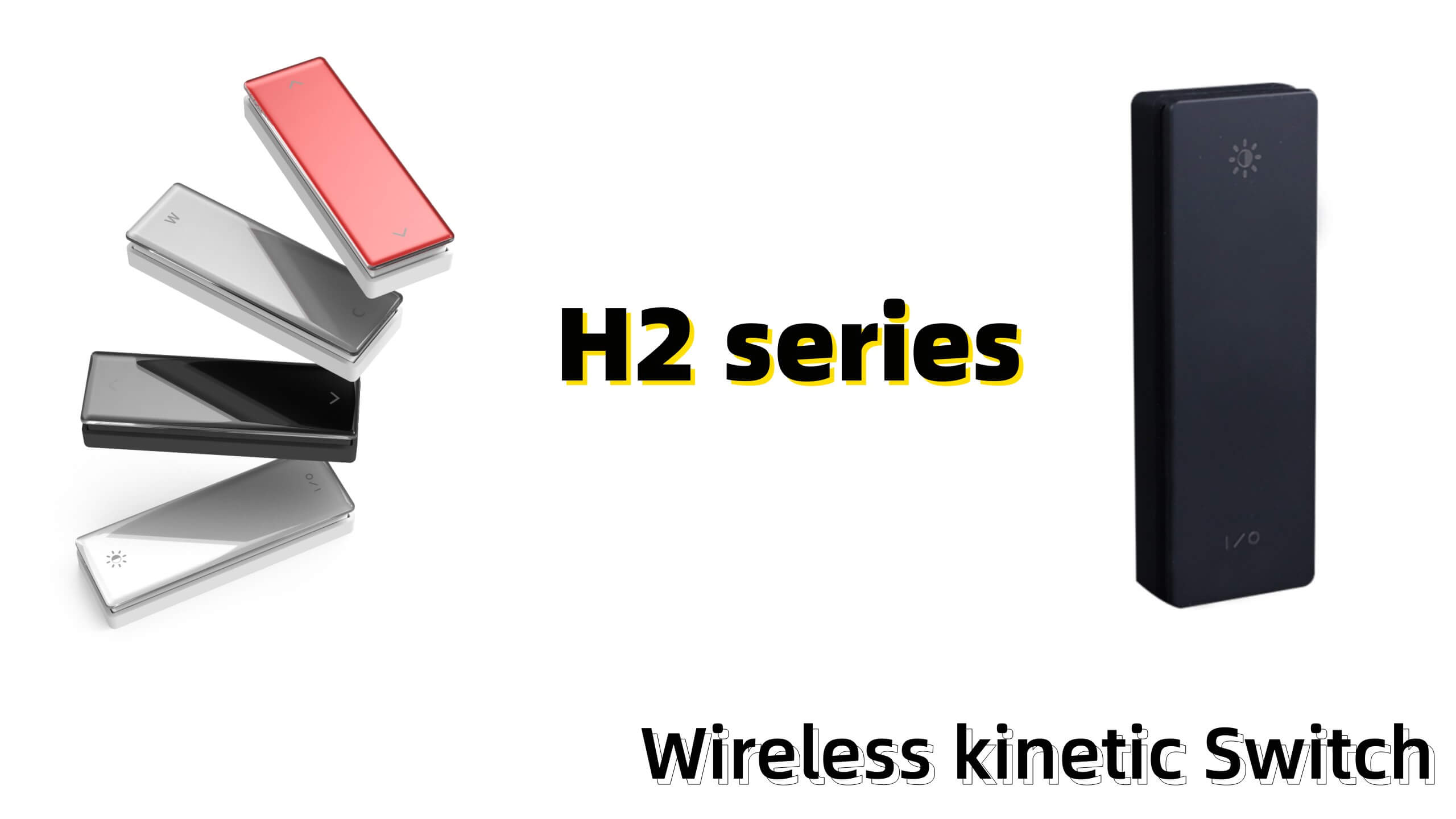 Piano H2 Series Two-button Rocker Type Wireless Kinetic Switch video