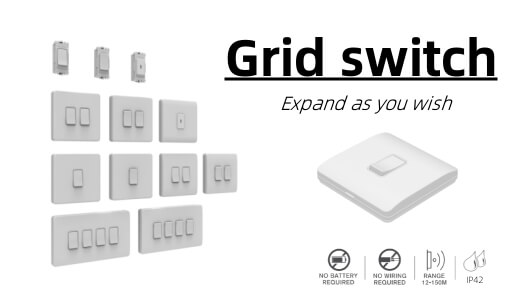 Ceiling with switch flexibility - Grid switch