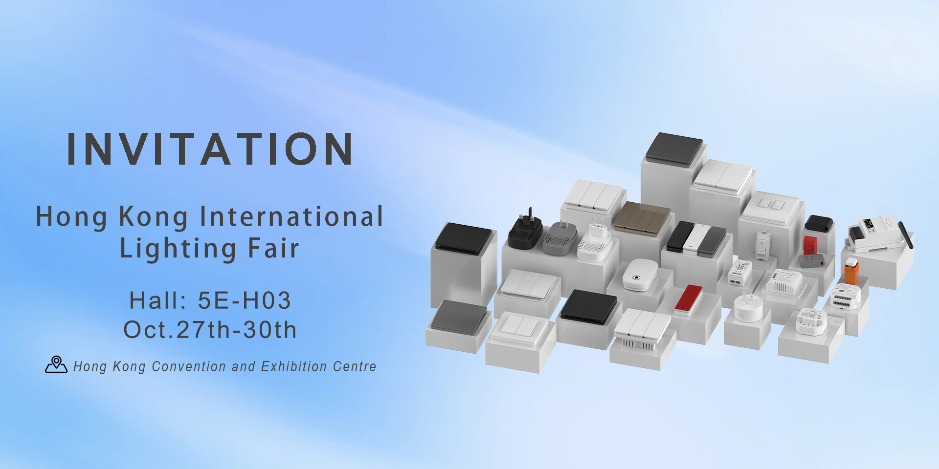 Invitation for Hong Kong lnternational Lighting Fair